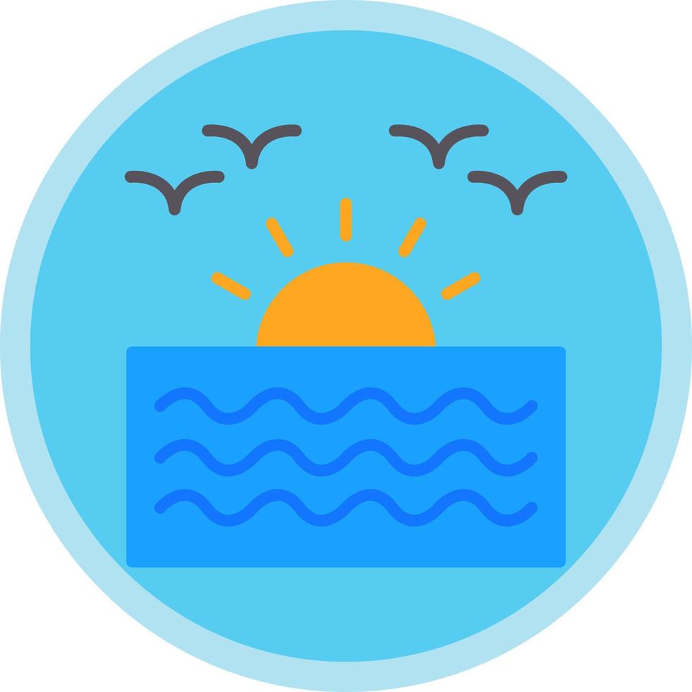 Sunrise Vector Icon Design