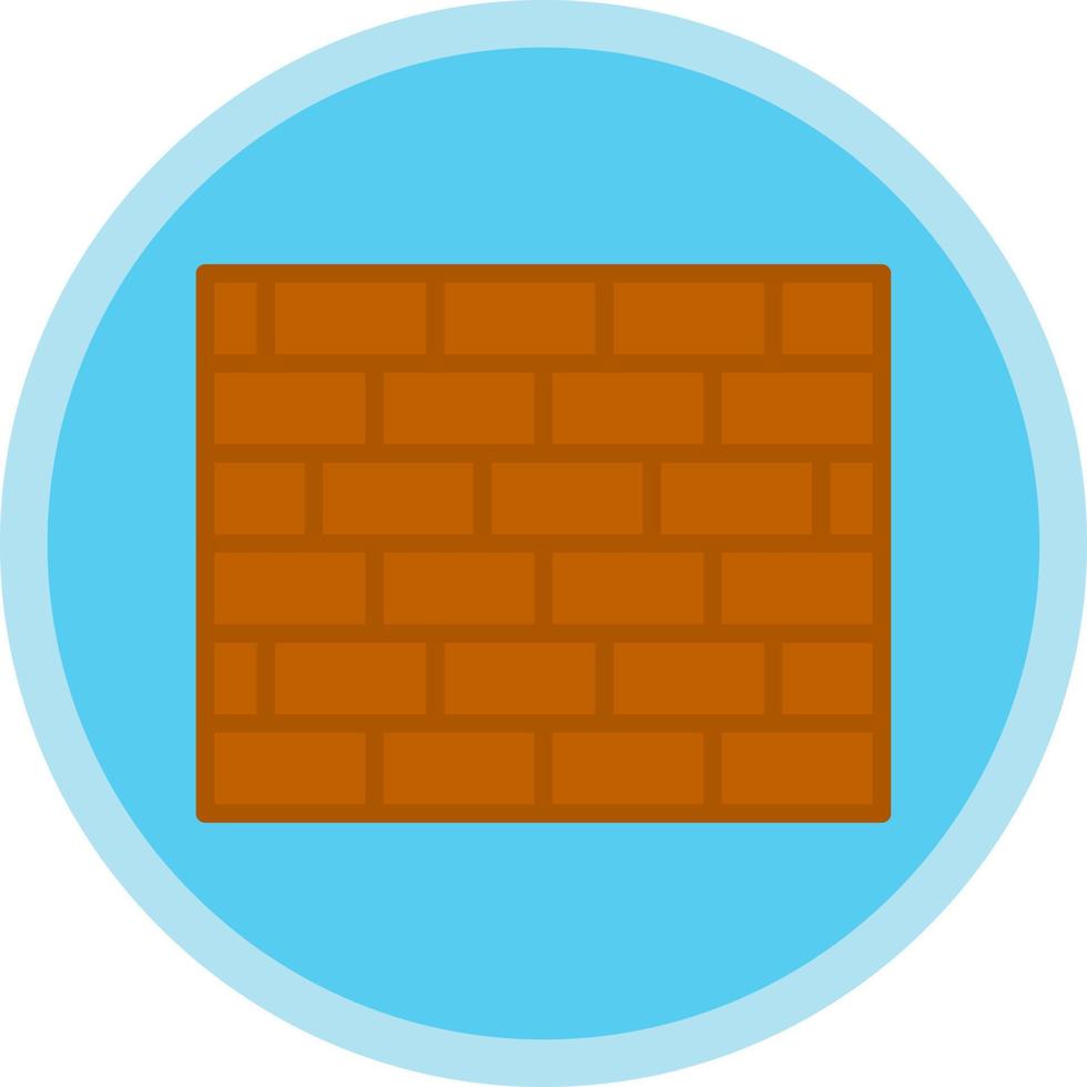 Brickwall Vector Icon Design