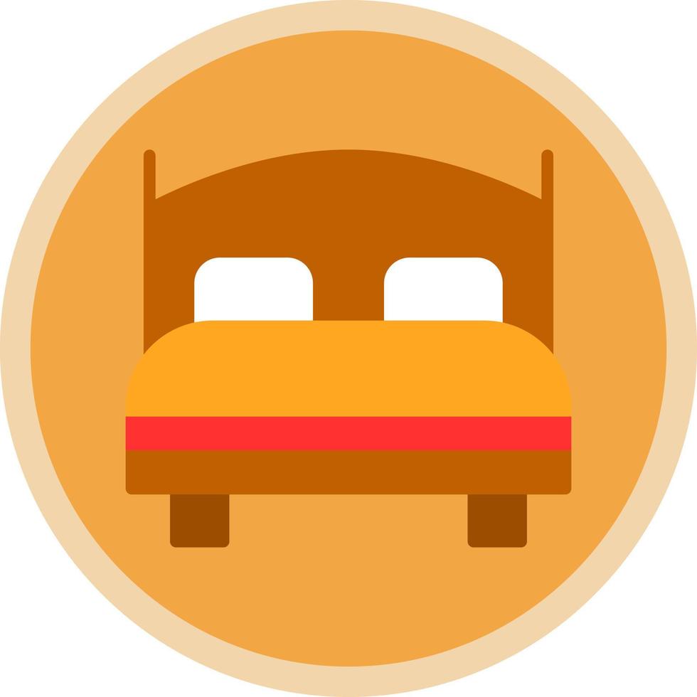 Bed Vector Icon Design