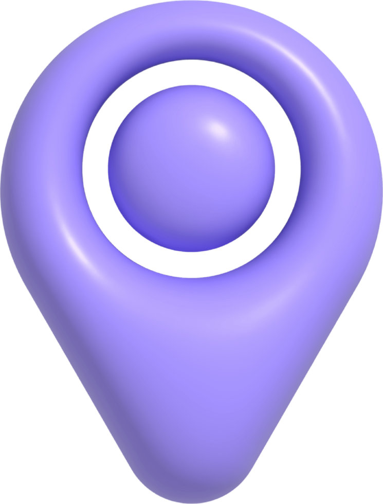 3D Location Pin Icon png