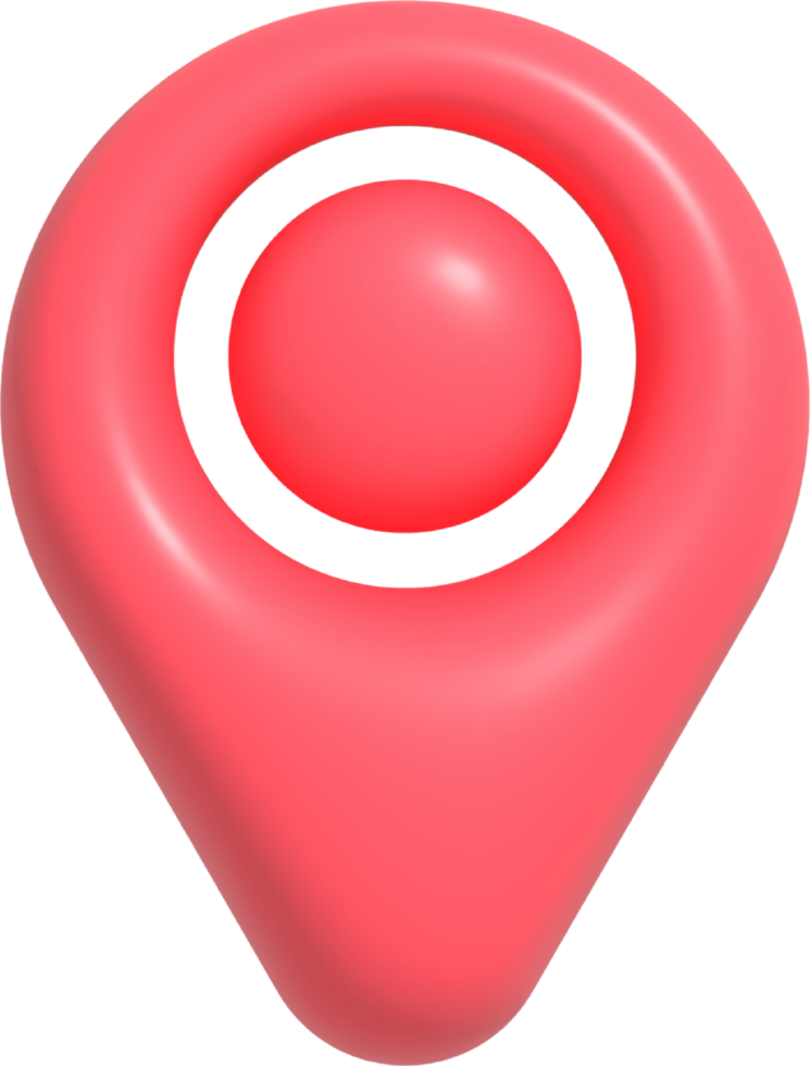3D Location Pin Icon png