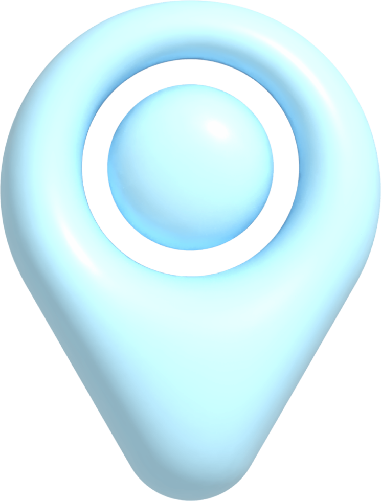 3D Location Pin Icon png