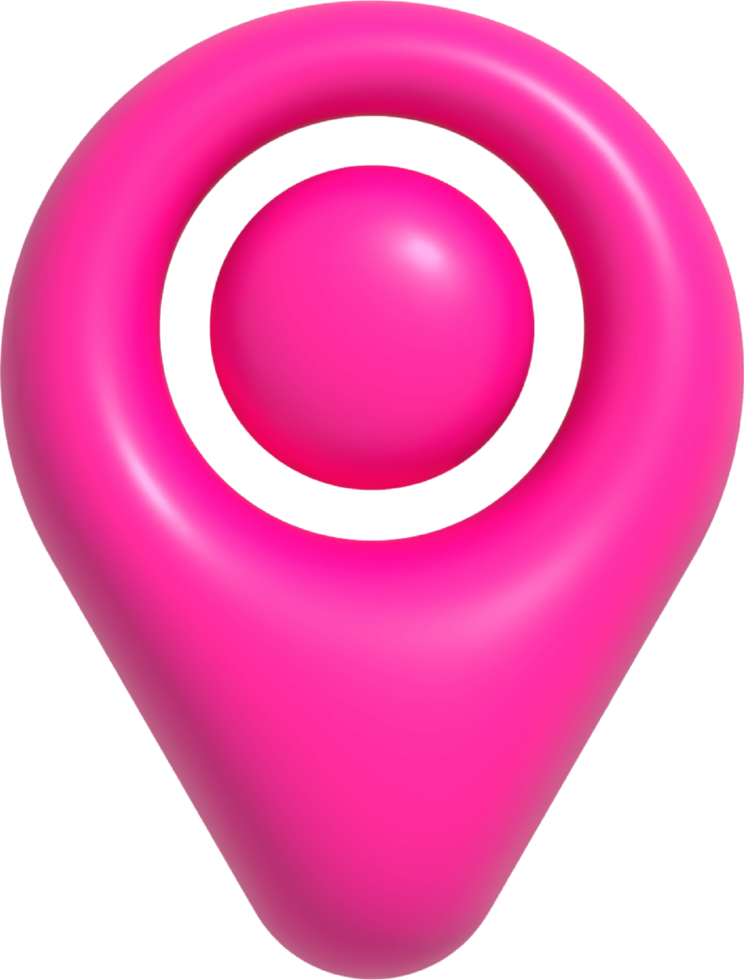 3D Location Pin Icon png