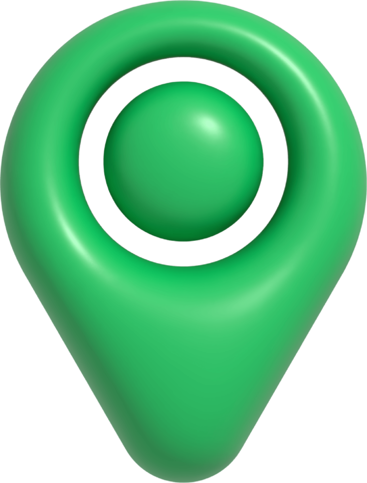 icono de pin de ubicación 3d png
