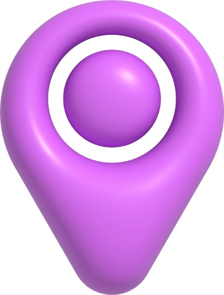 3D Location Pin Icon png