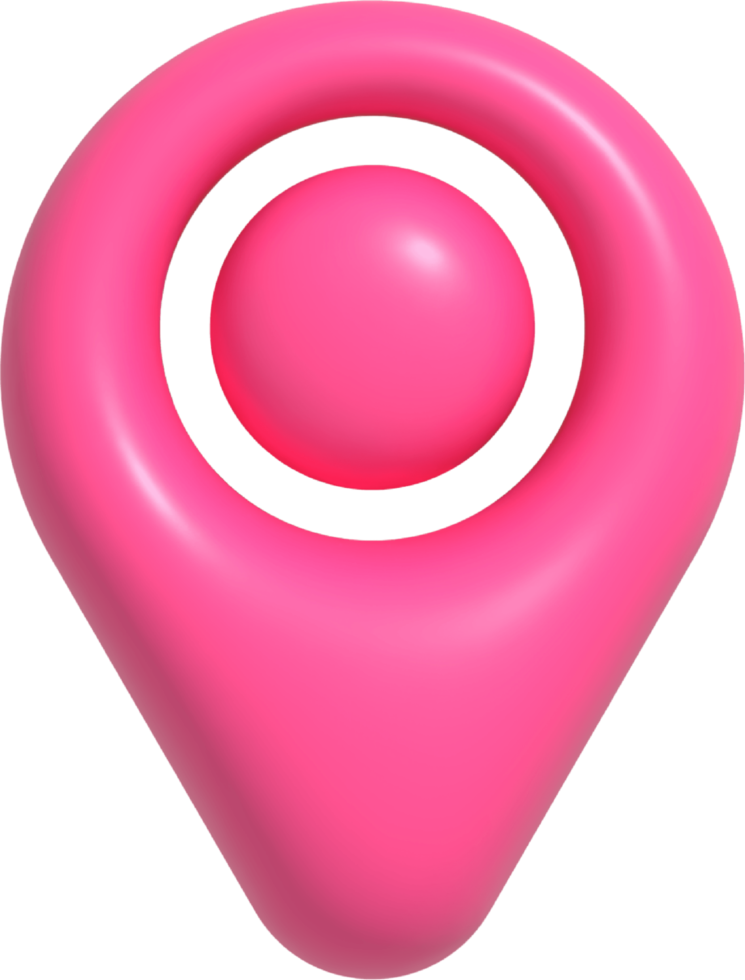 3D Location Pin Icon png