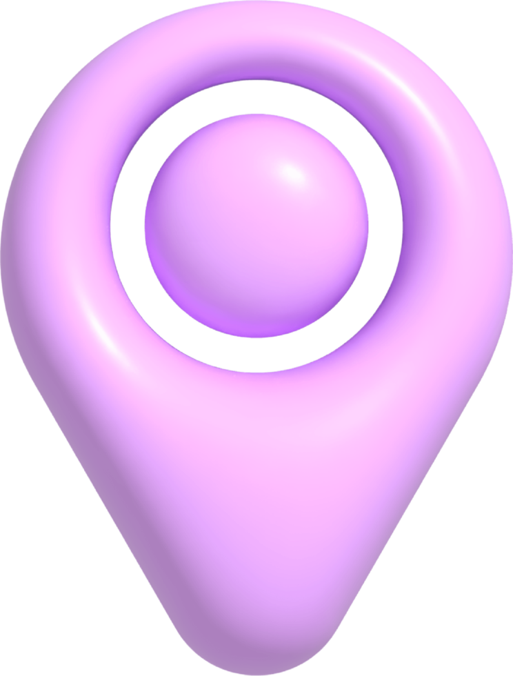 3D Location Pin Icon png