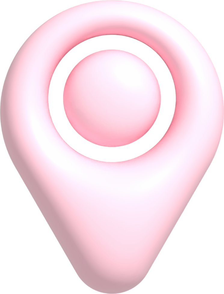 3D Location Pin Icon png