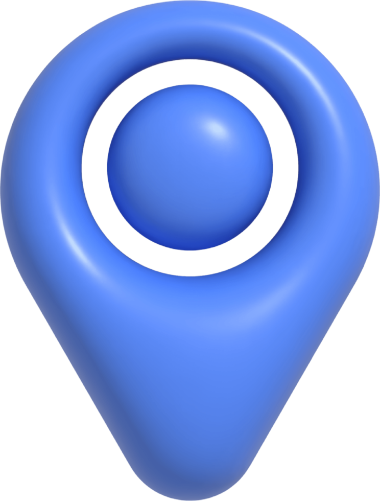 3D Location Pin Icon png