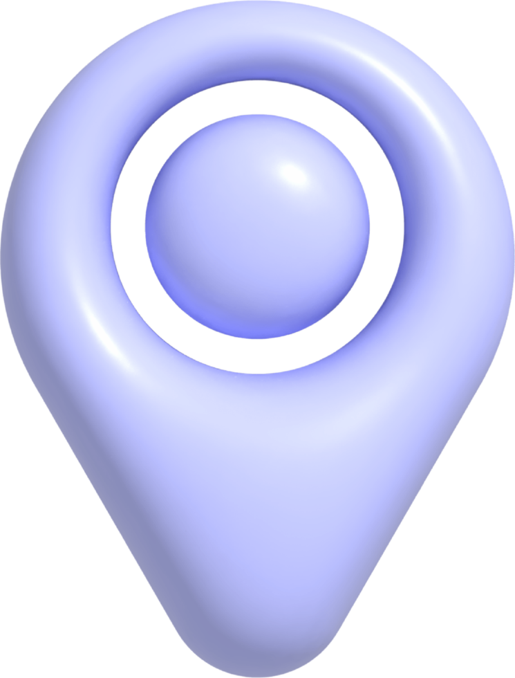 3D Location Pin Icon png