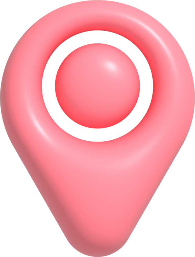 3D Location Pin Icon png