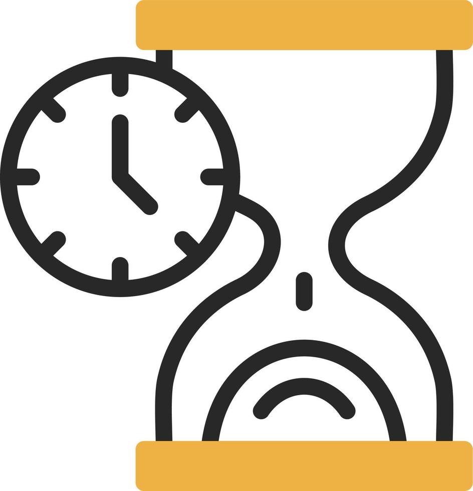 Hourglass Vector Icon Design