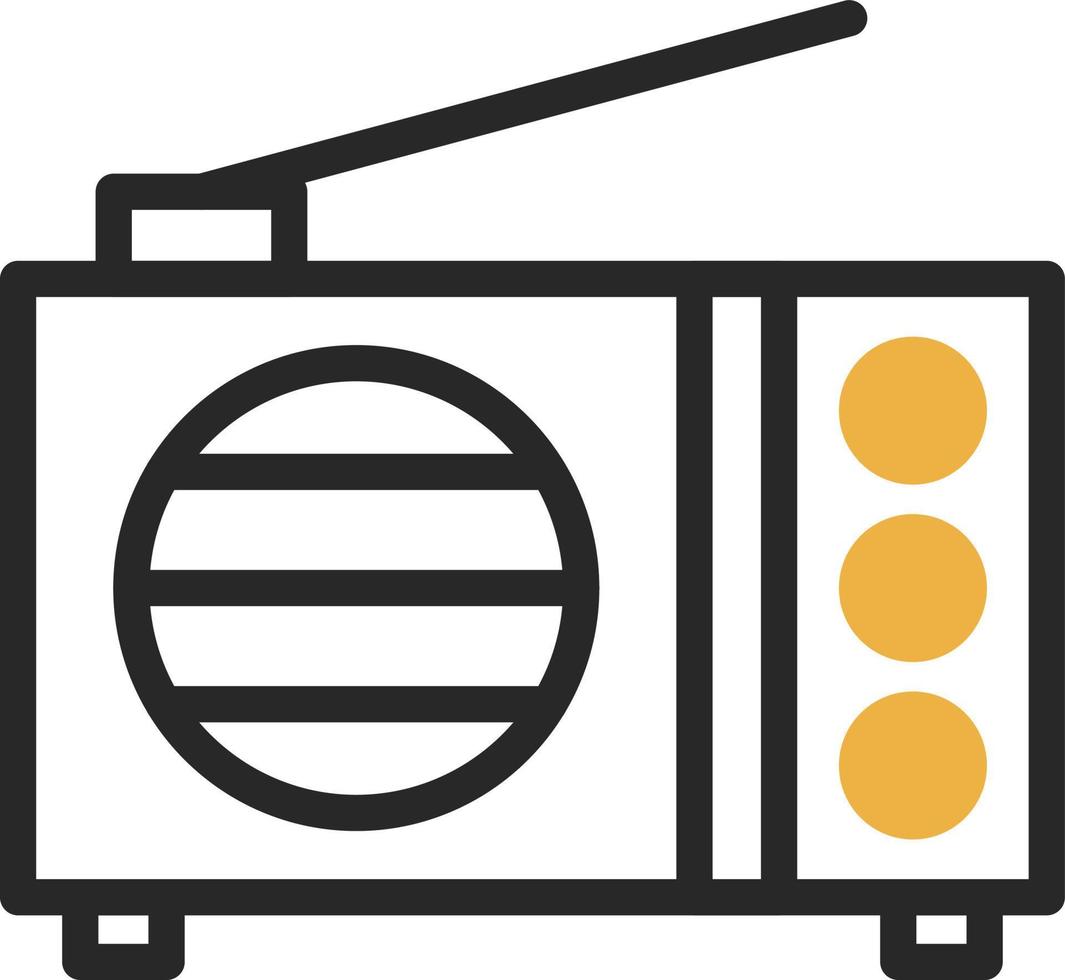 diseño de icono de vector de radio