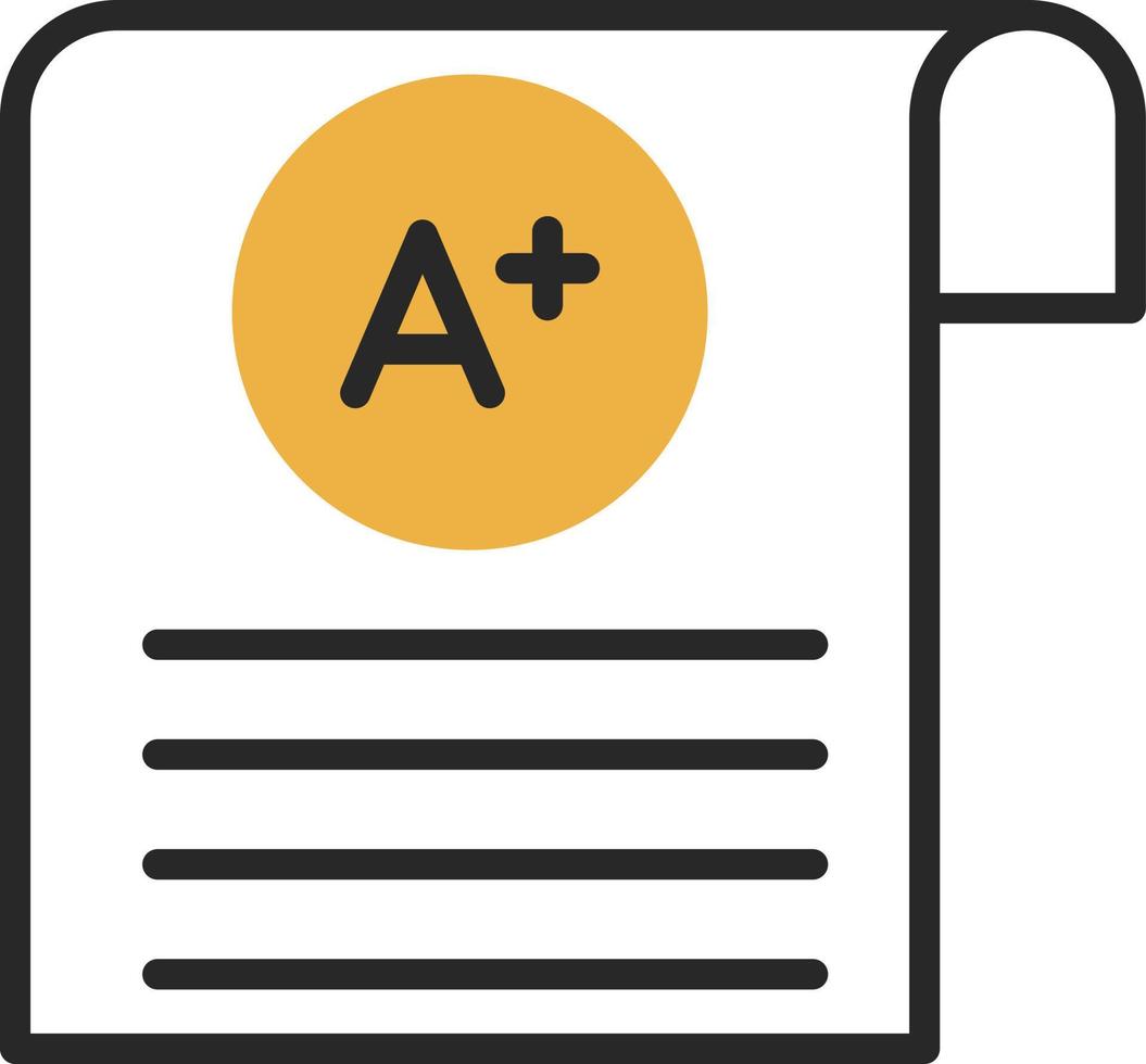 Student Grades Vector Icon Design