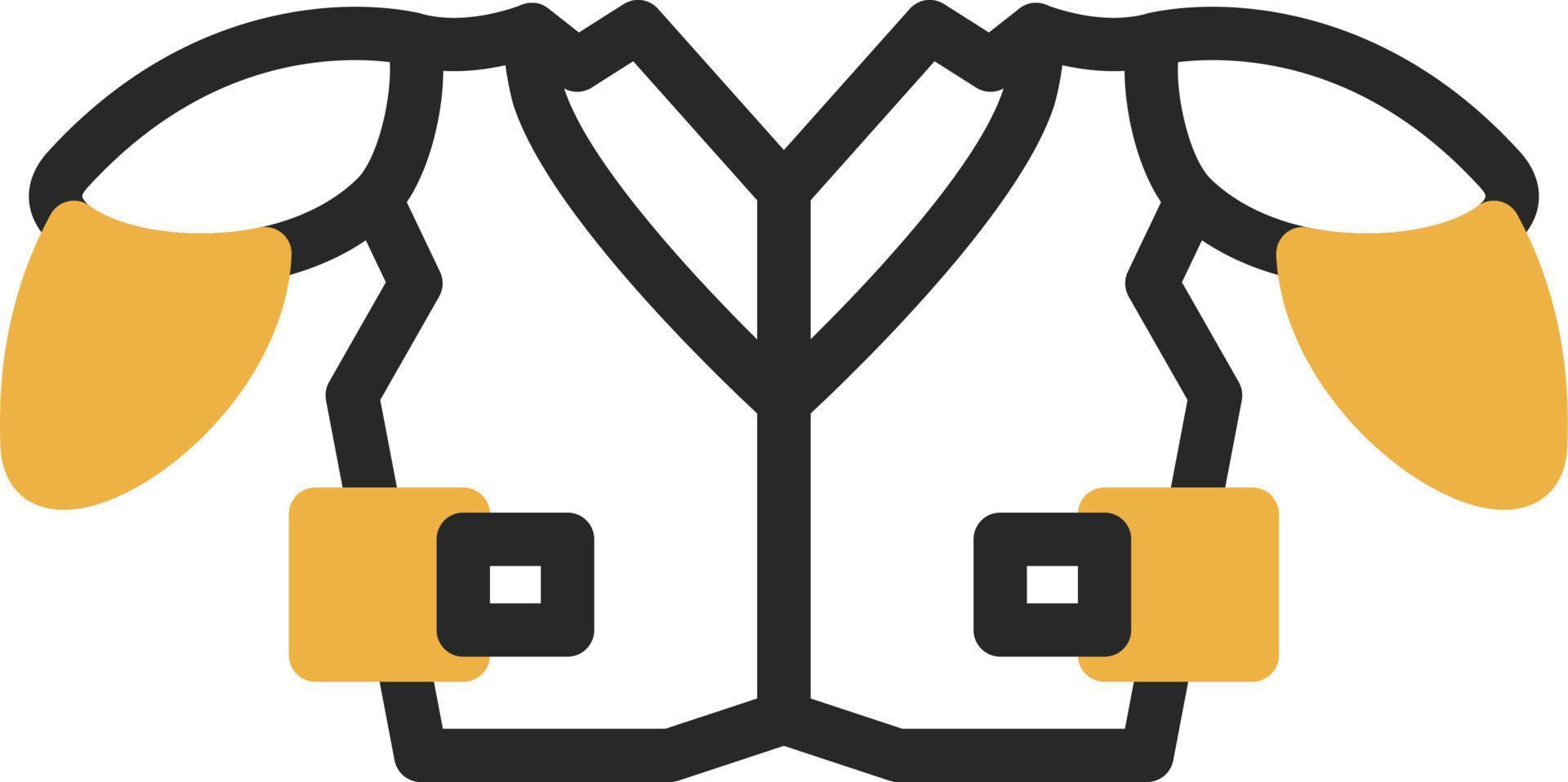 Shoulder Pads Vector Icon Design