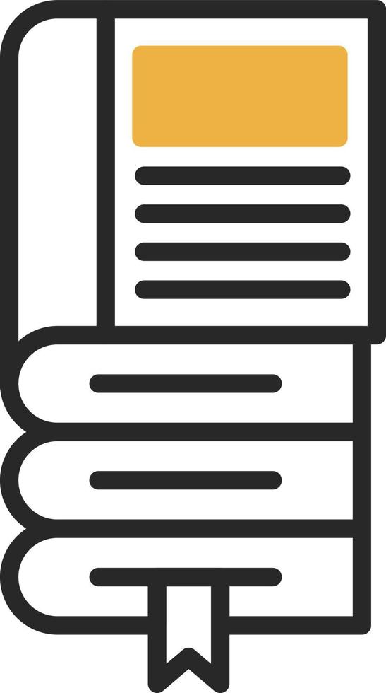 Book Stack Vector Icon Design