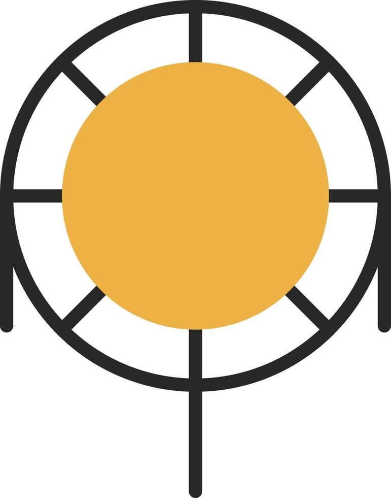 Trampoline Vector Icon Design