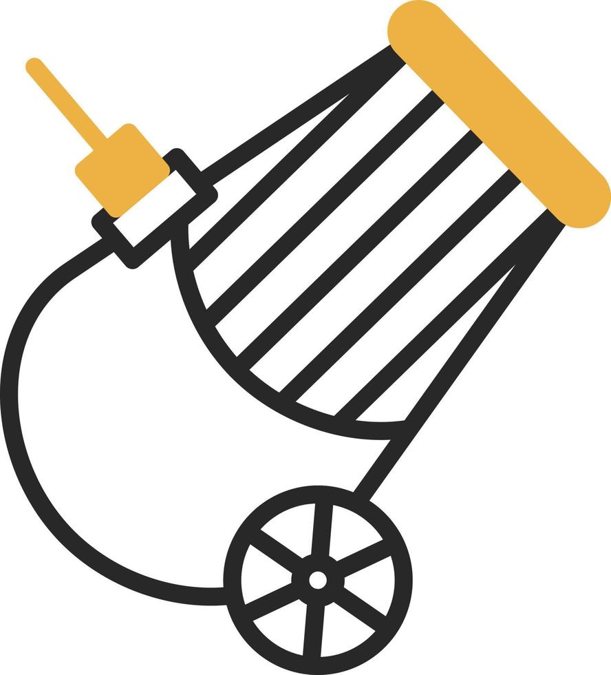 diseño de icono de vector de canon de circo