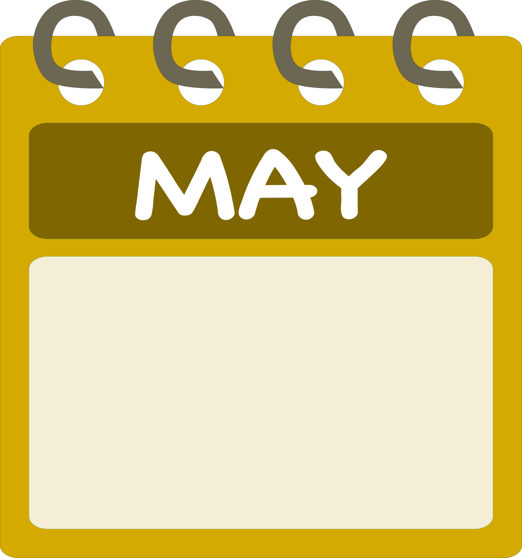 Monthly icon png