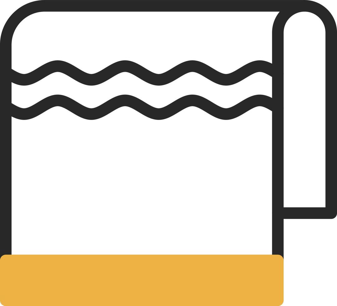 Towel Vector Icon Design