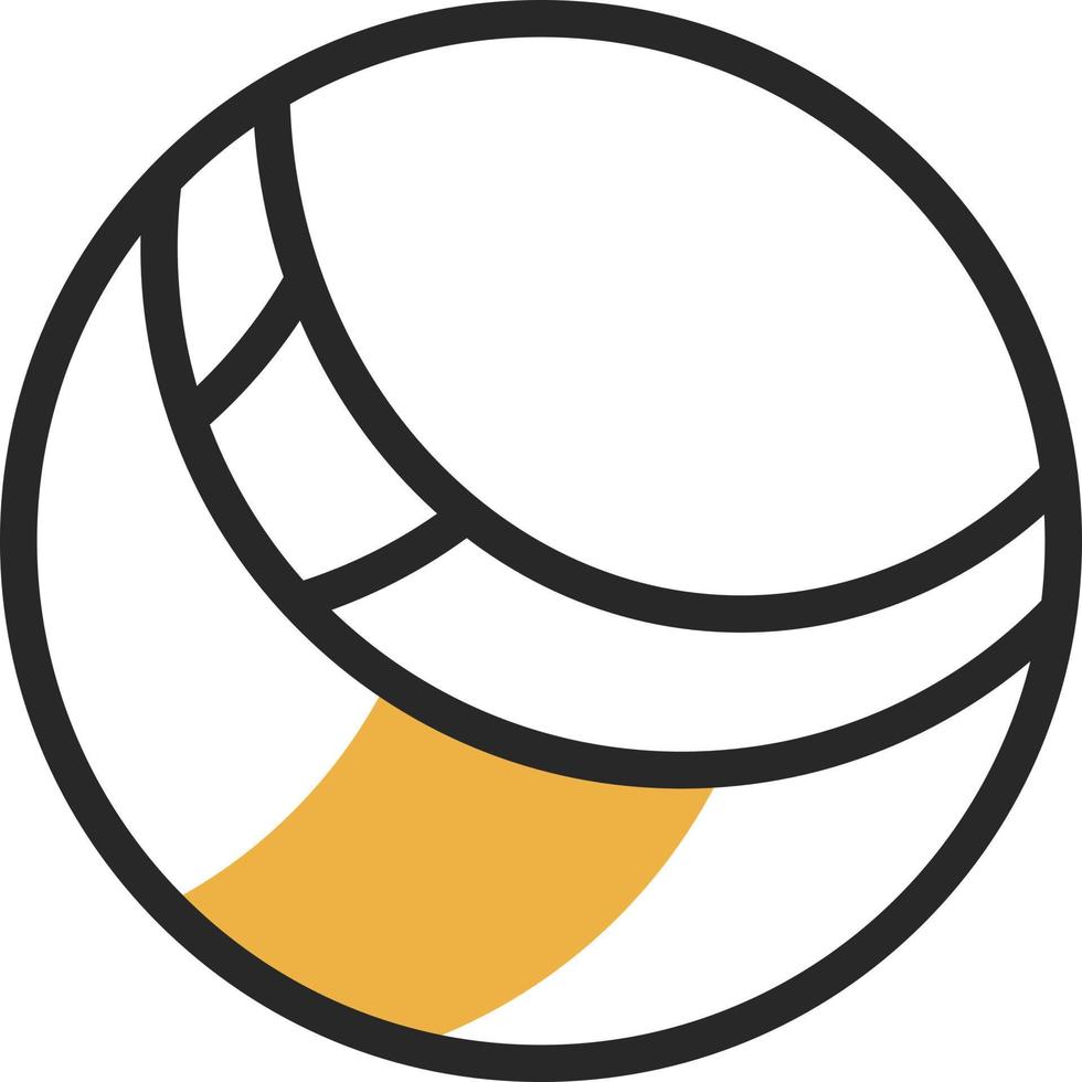 diseño de icono de vector de voleibol