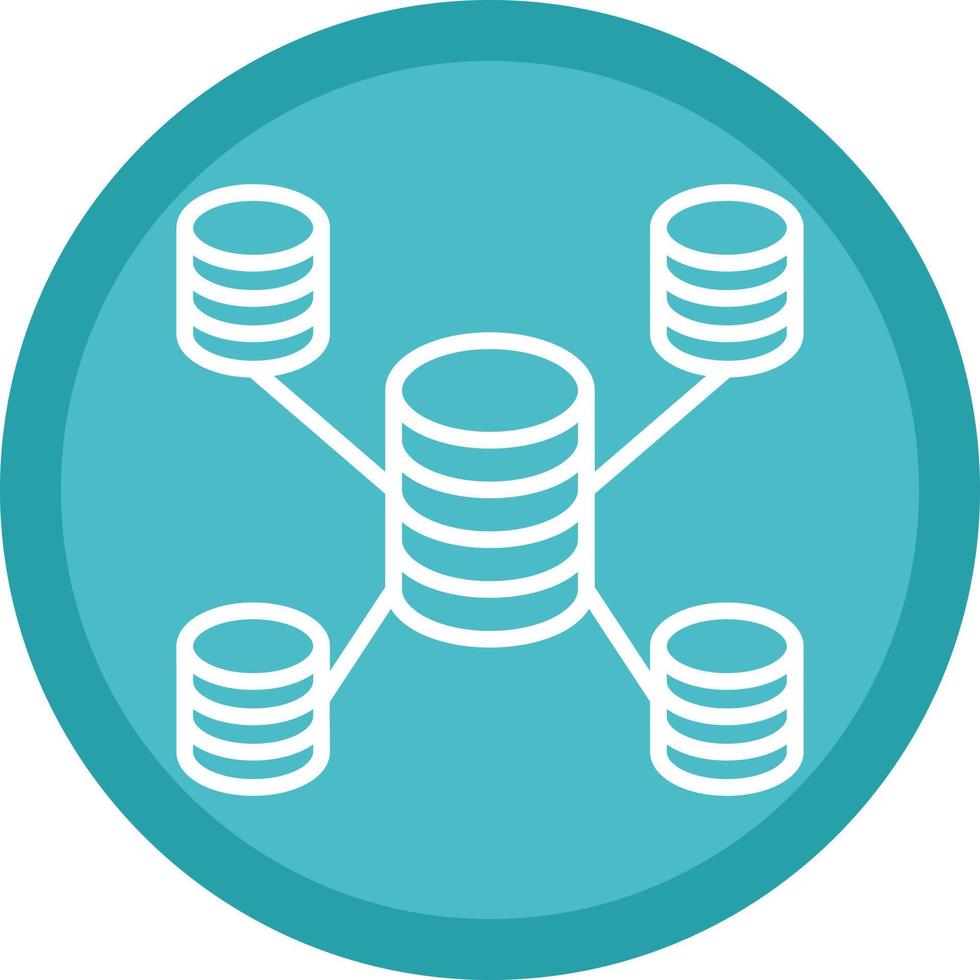 Database Vector Icon Design