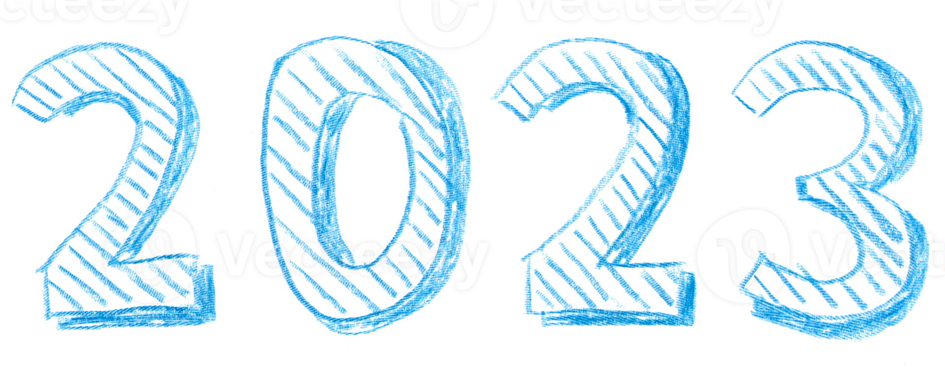 handwritten year 2023 transparent PNG