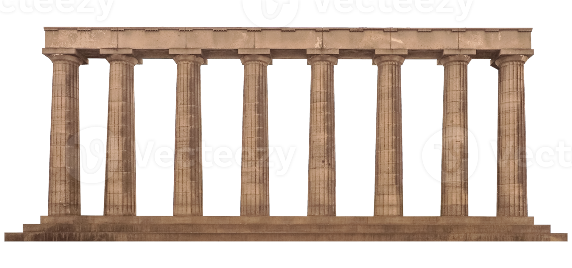 ancient greek classical doric colonnade transparent PNG