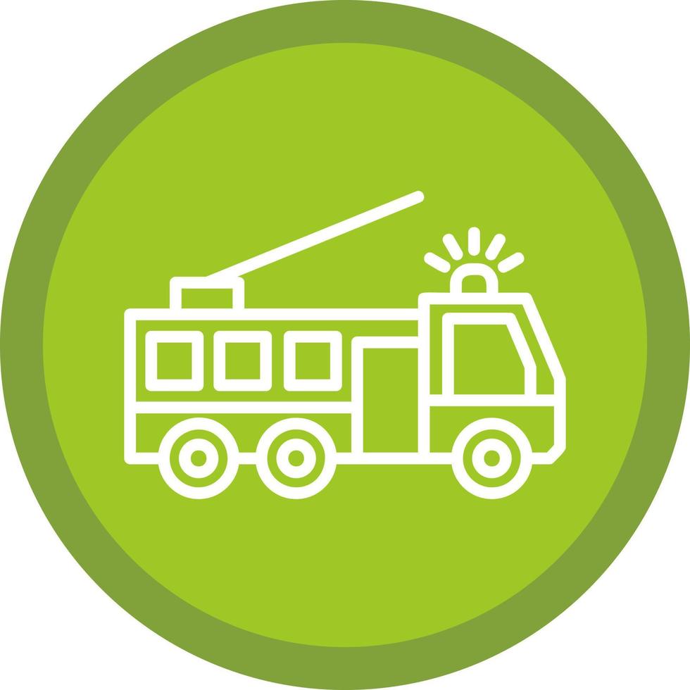 Fire Truck Vector Icon Design
