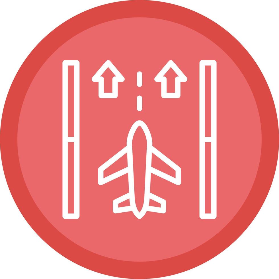 Runway Vector Icon Design