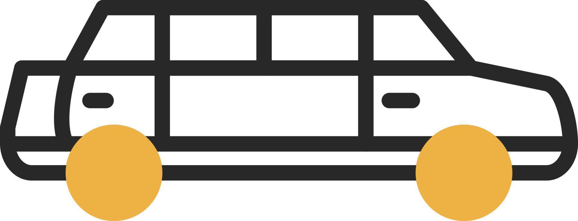 Limousine Vector Icon Design