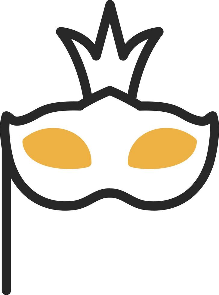 Carnival Mask Vector Icon Design