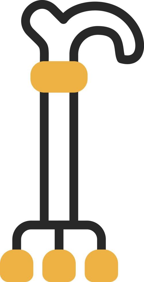 Walking Stick Vector Icon Design