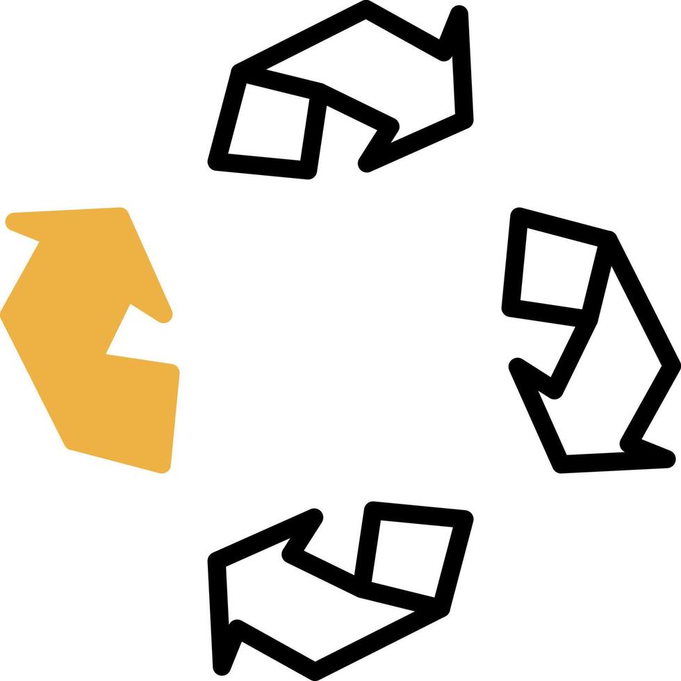 Recycling Vector Icon Design