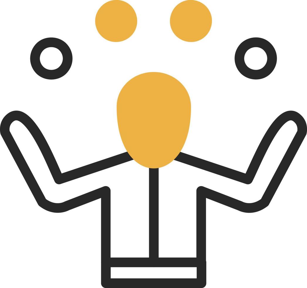 Juggling Vector Icon Design