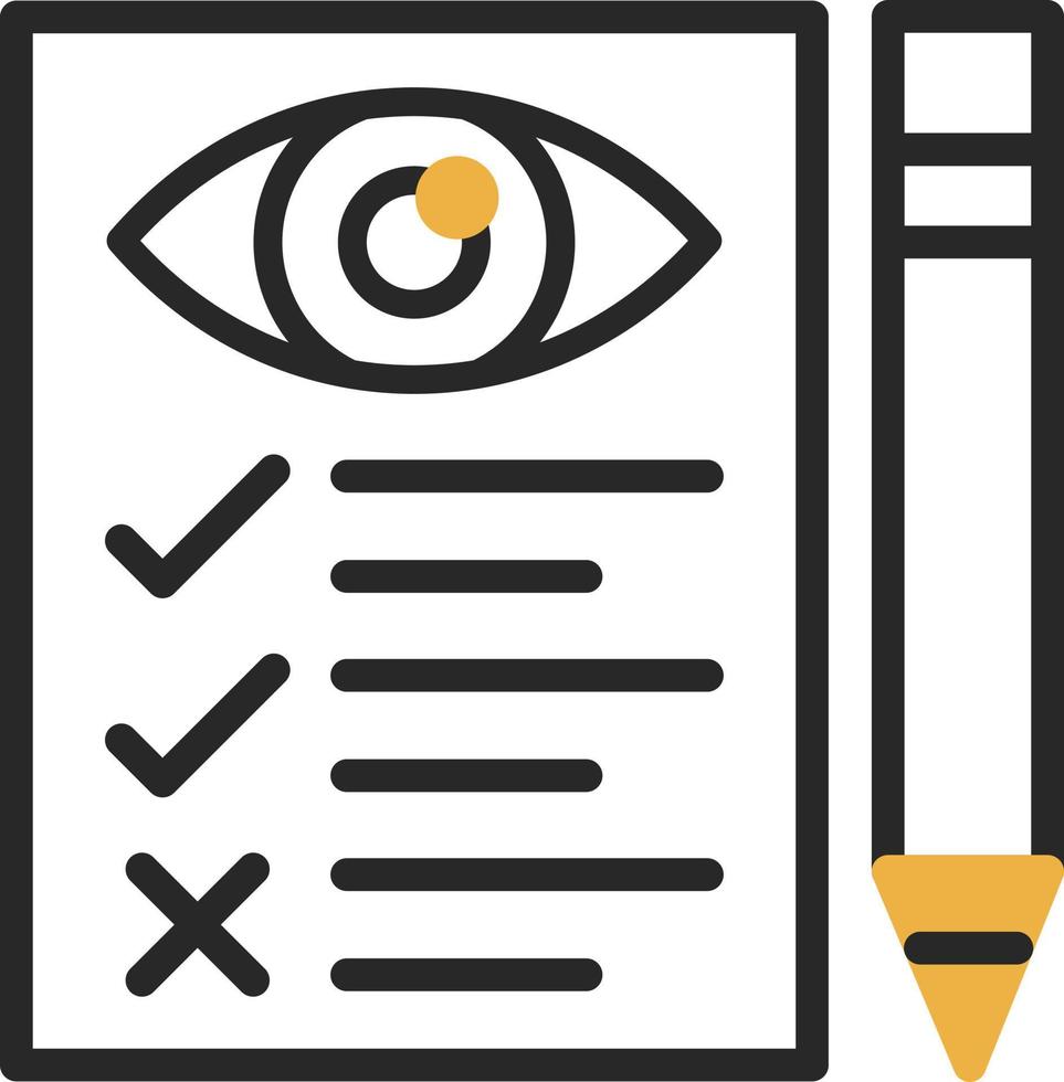 Eye Test Vector Icon Design