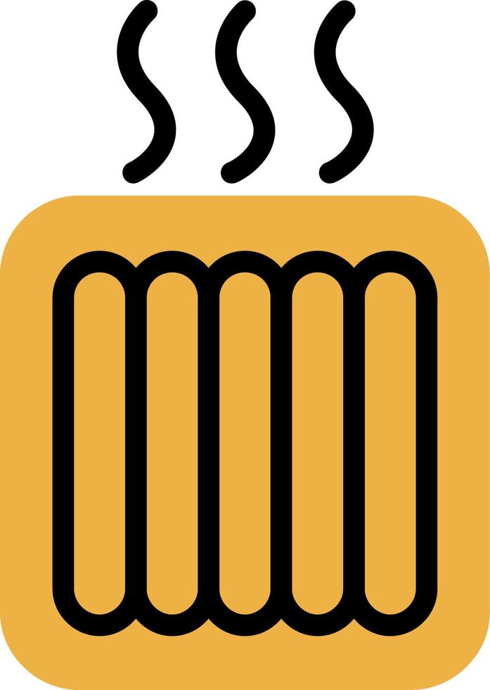 Underfloor Heating Vector Icon Design
