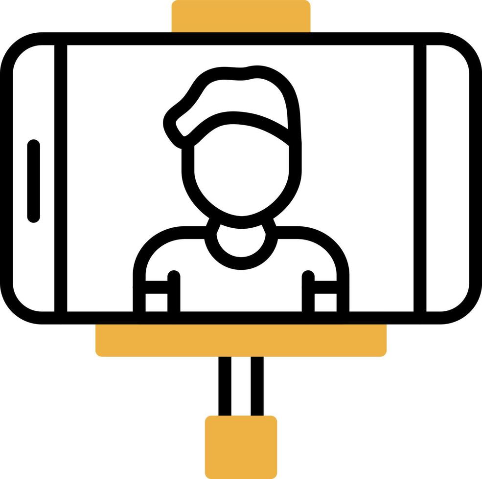 Vlogger Vector Icon Design