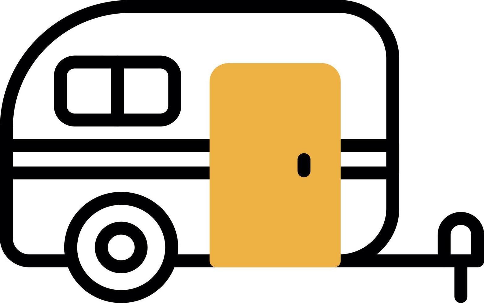 Caravan Vector Icon Design