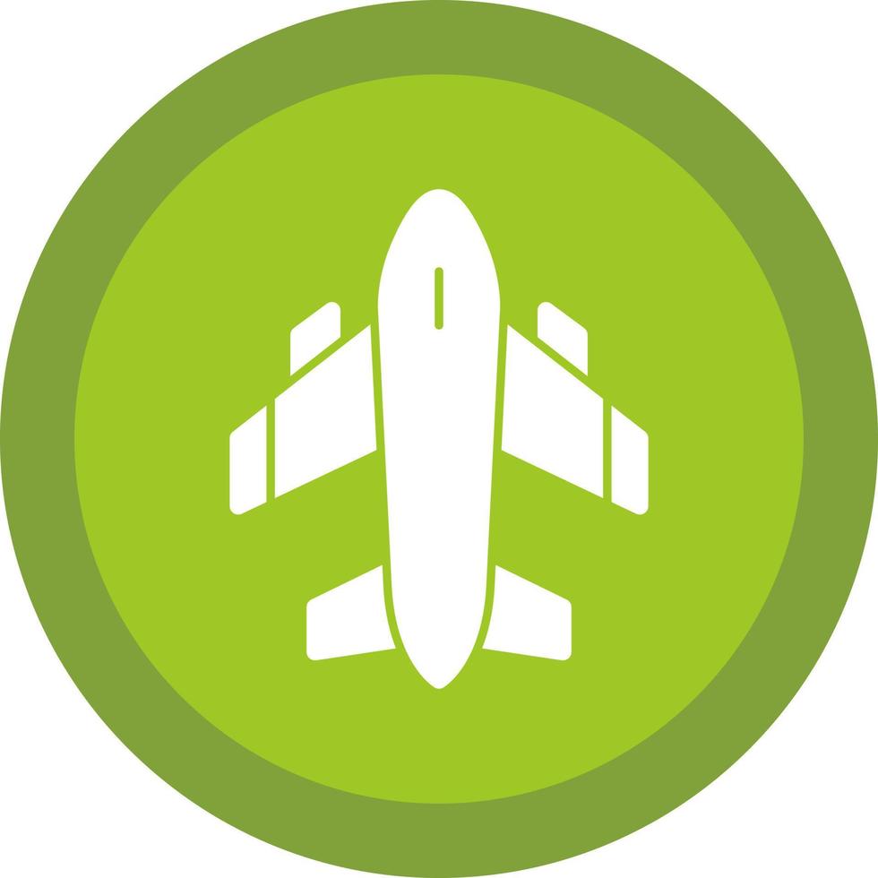 diseño de icono de vector de avión