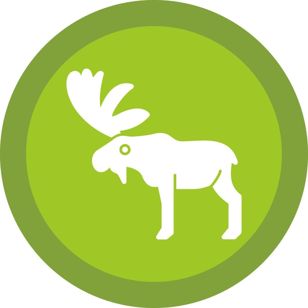 Moose Vector Icon Design