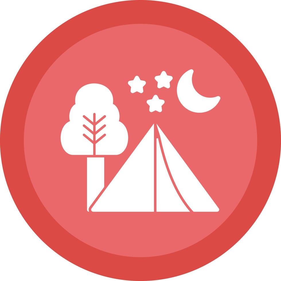 Camping Vector Icon Design
