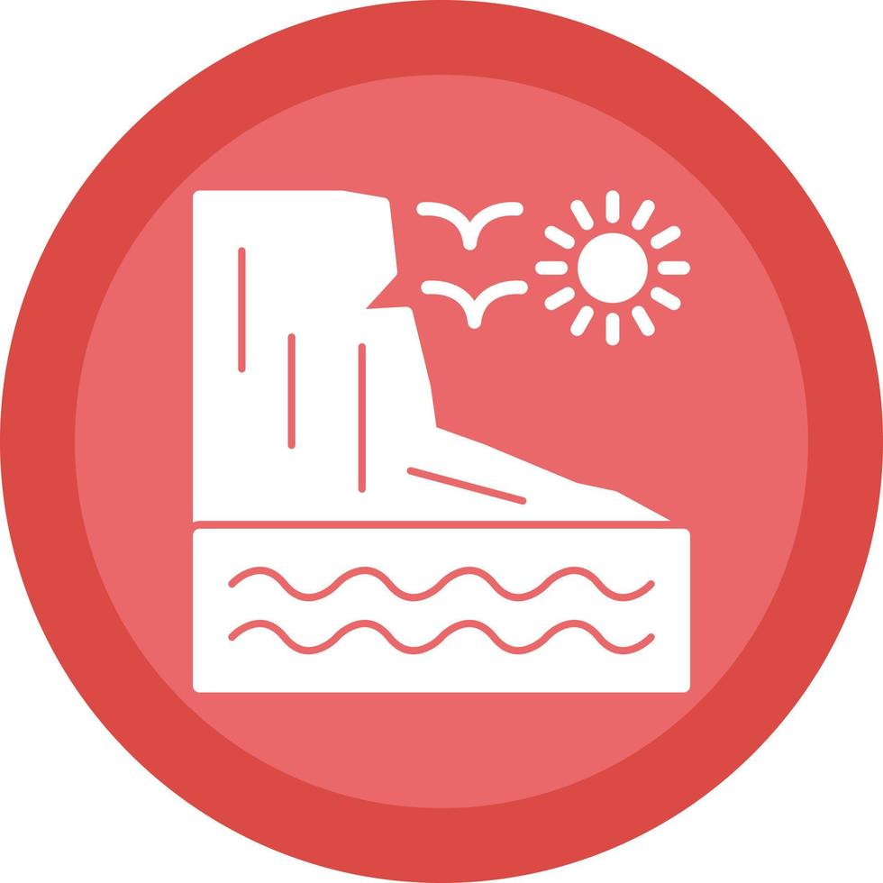 Cliff Vector Icon Design