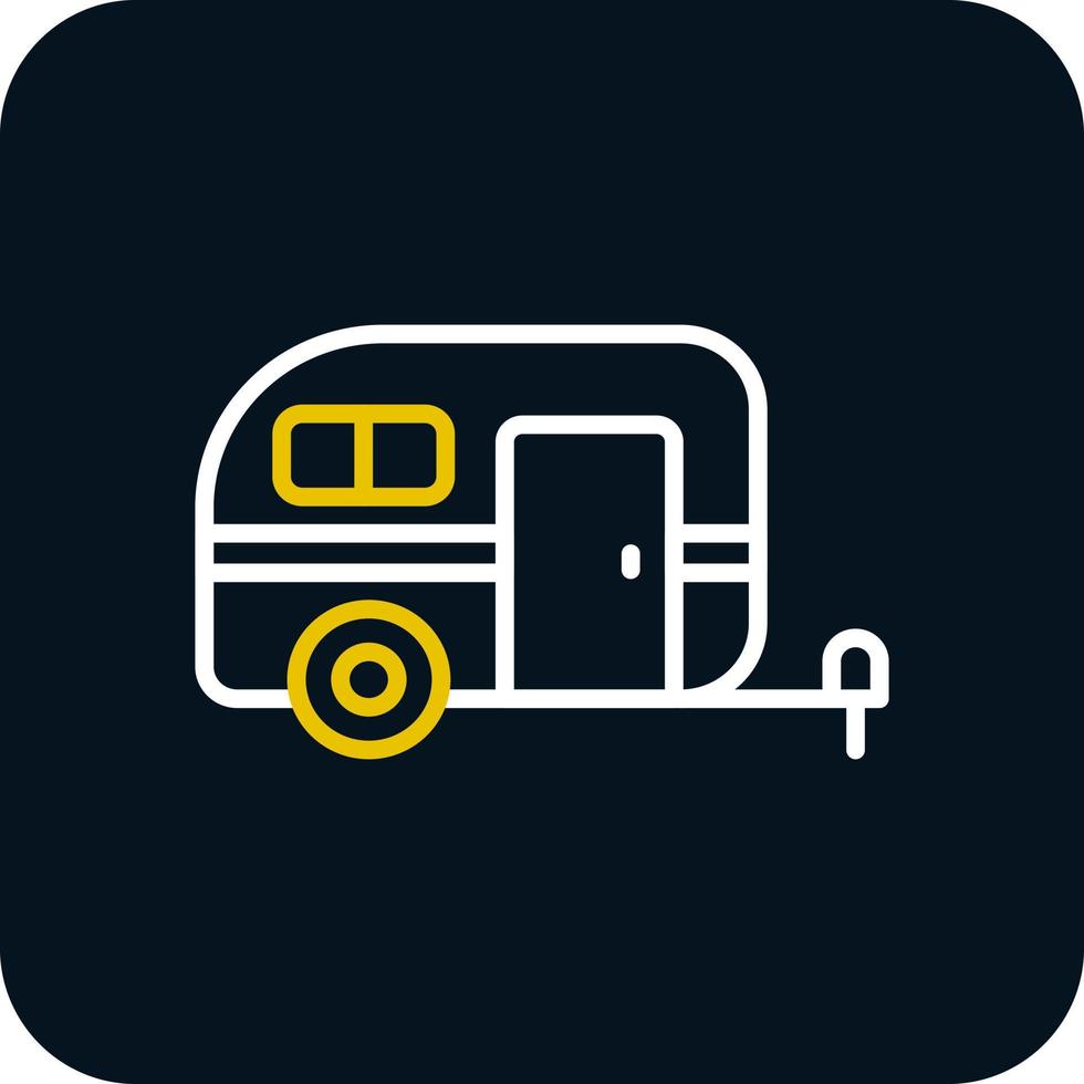 diseño de icono de vector de caravana