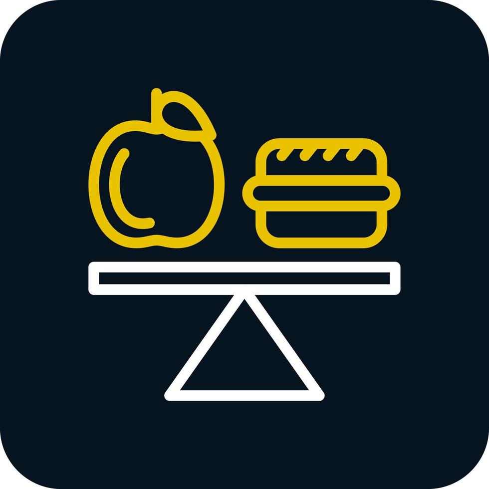 Balanced Diet Vector Icon Design