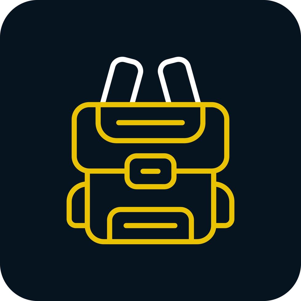 Backpack Vector Icon Design