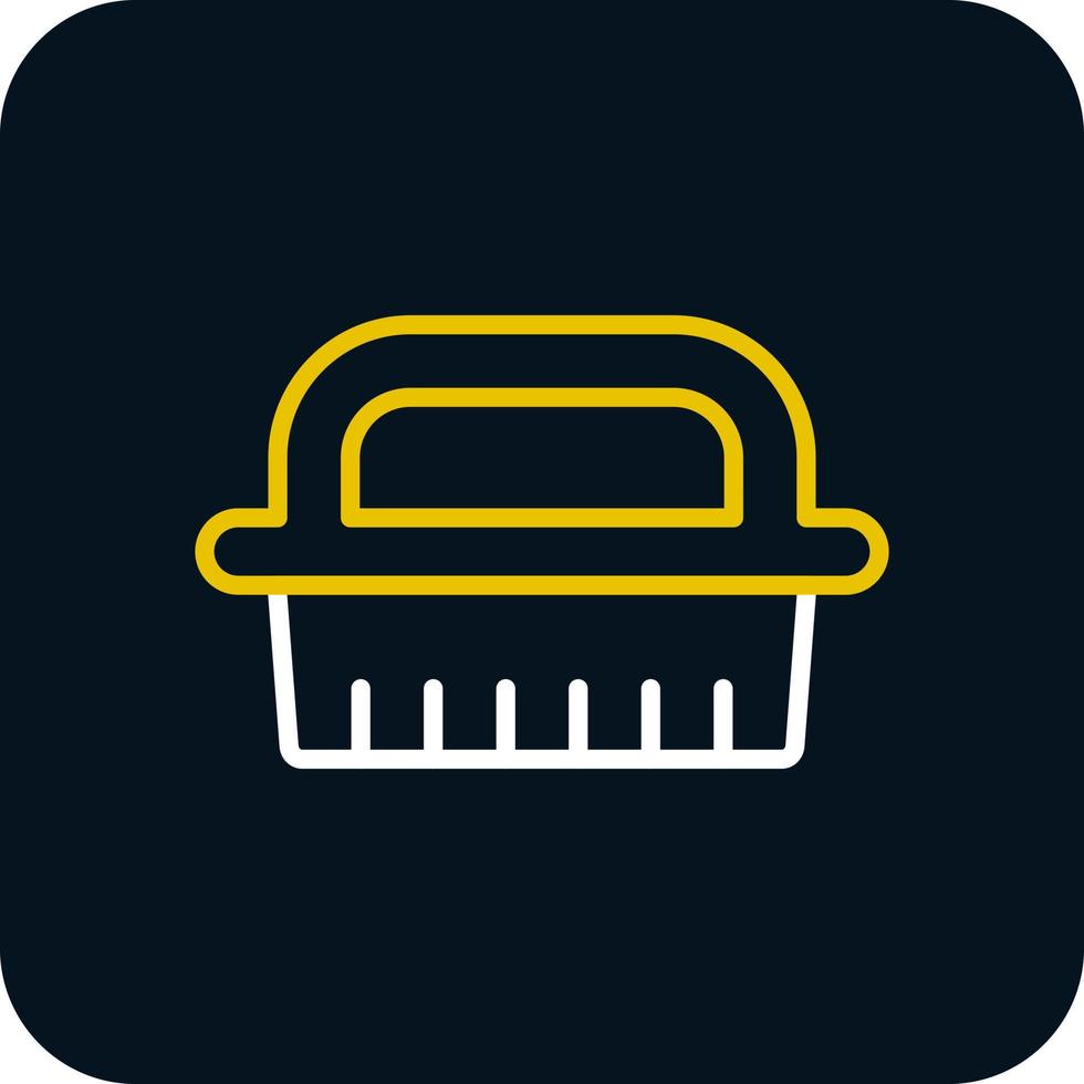 Cleaning Brush Vector Icon Design