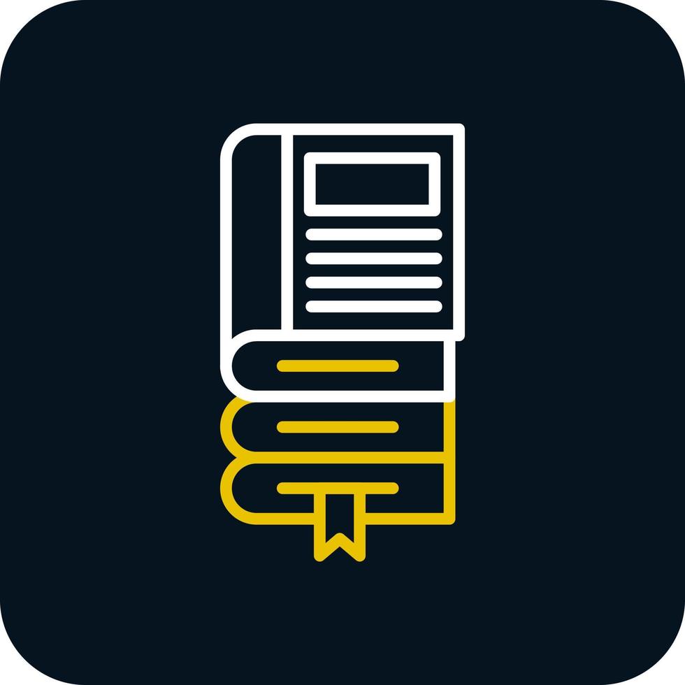 Book Stack Vector Icon Design