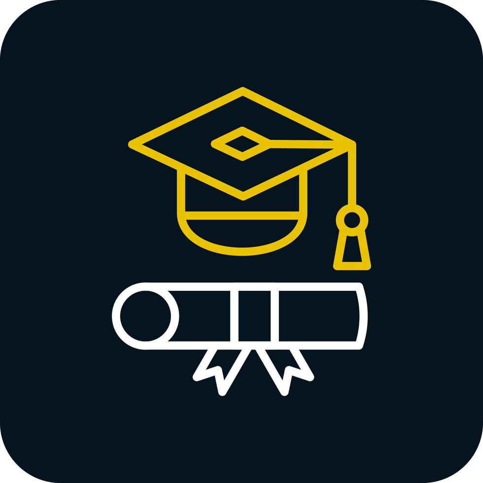 Graduation Toga Vector Icon Design