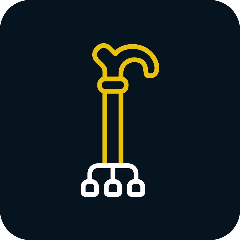 Walking Stick Vector Icon Design
